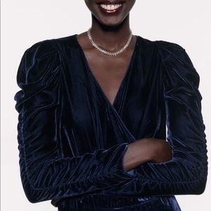 Zara Velvet Bodysuit